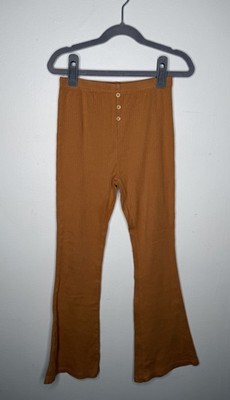 Rabbit + Bear By Emily & Oliver Girls Flare Pants | Girls Size 10 | Orange Pants