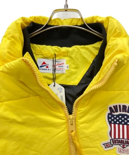 Avirex Puffer Jacket Men's Size 2XL Yellow New image 6