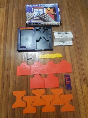 Vintage 1979 Tomy Mighty Men & Monster Maker Art Kit W/ Box