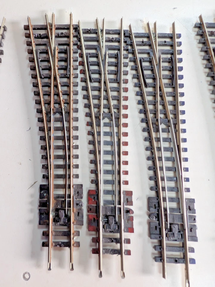 AD092 Peco verschiedene Radius- und Richtungsweichen, Electrofrog, Code 55 x. Spur N. - Bild 3 von 4