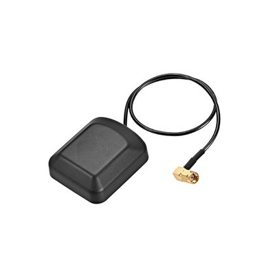 GPS Active Antenna 90-Degree SMA Male Plug 28dB Aerial Connector 0.5 Meter Wire