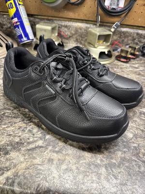Orthofeet Black Slip Resistant Shoes Women's 11.5 D Wide Brand New!