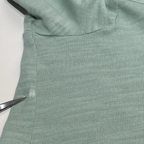 Pure Jill Hemdjacke Bio Baumwolle Frottee Medium Tall Pastellgrün Knopfleiste - Bild 4 von 8