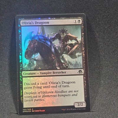 Olivia's Dragoon 100 Common Eldritch Moon Magic: The Gathering Foil NM
