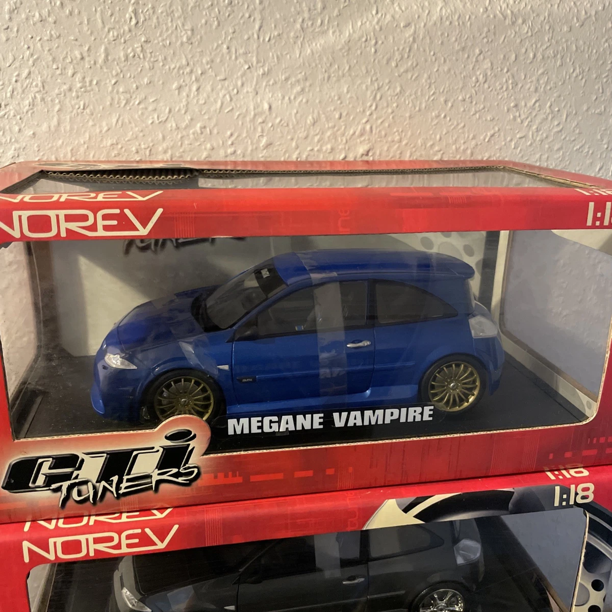 Norev Renault Mégane MTK - Collection GTI Tuners - 1/18 - Bleue - Tout Ouvrants