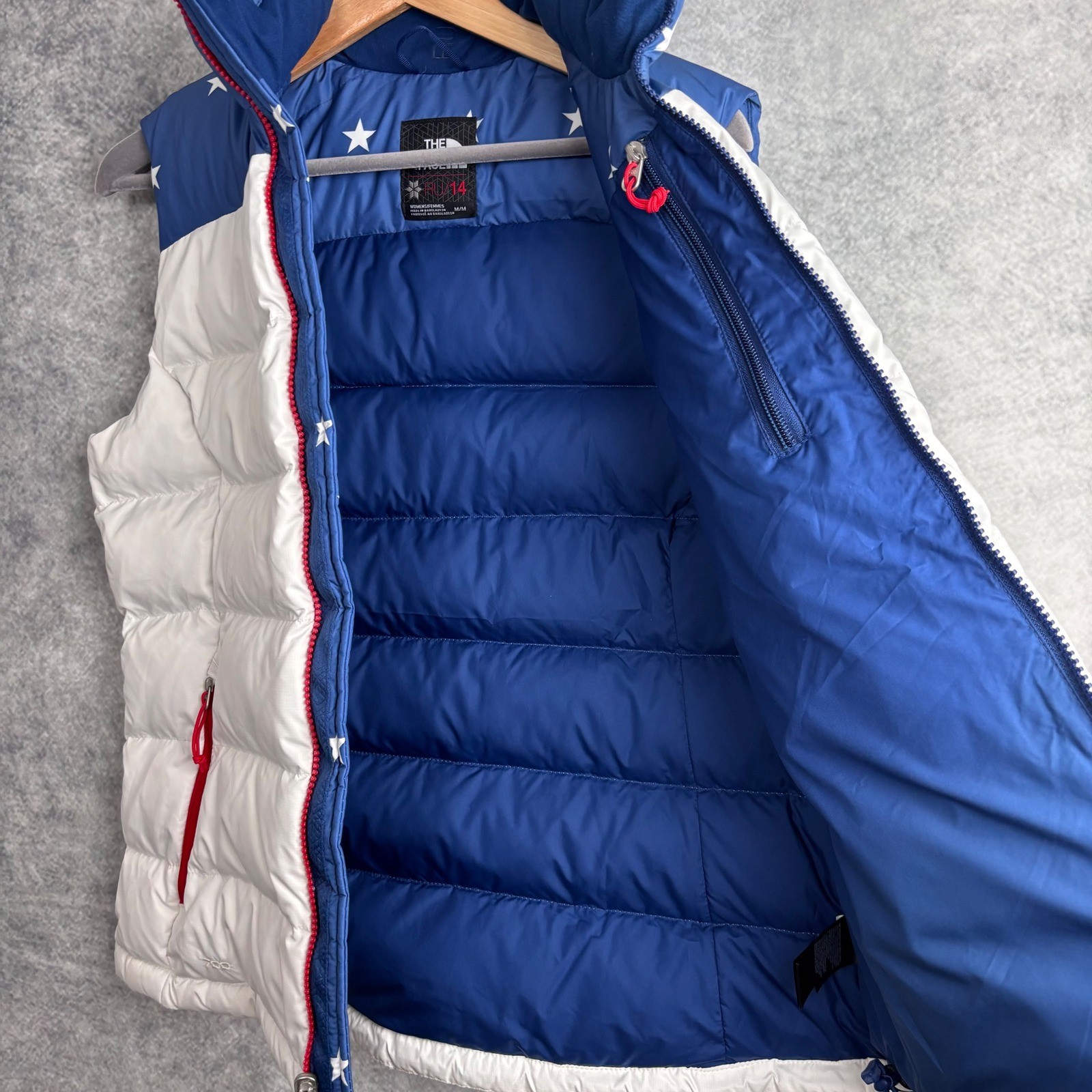 The North Face Nuptse 700 Down Puffer Vest Women's RU/14 Olympics Size Medium thumbnail 6