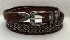 Vintage Clint Orms TX Sterling Silver Hand Engraved 4 Pc Ranger Belt Buckle Set