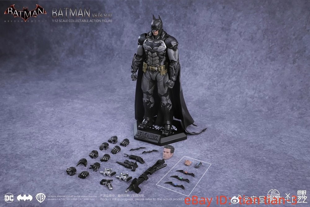 In Stock LPZZ DC Batman Arkham Knight V8.04 Batman1/12 Copmlete