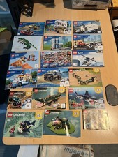 Rare Large Lot of 33 LEGO CREATOR CITY STAR WARS Instructions Booklets Manuals