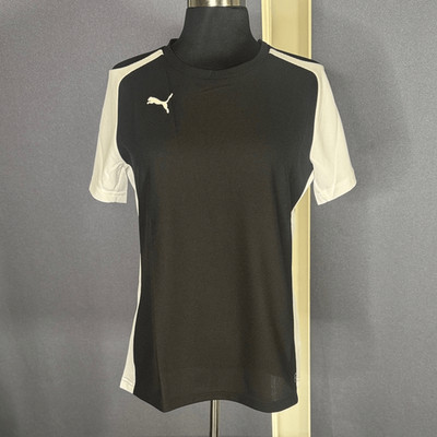 Women s Puma Speed Jersey Short Sleeve Relaxed Fit Black White Dry Cell Medium
