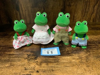 Sylvanian families calico  beautiful Bullrush frog family immaculate condition  