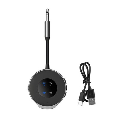 Bluetooth 5.3 Wireless Transmitter Receiver Car Aux Audio Adapter 3.5mm Jack
