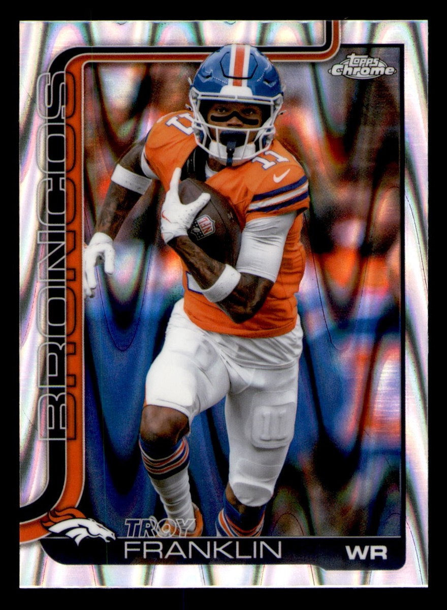 Troy Franklin RayWave Refractor 2025 Topps Chrome #91 | eBay
