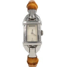 Autentico [prezzo scontato senza manutenzione] Gucci 6800L acciaio inossidabi...