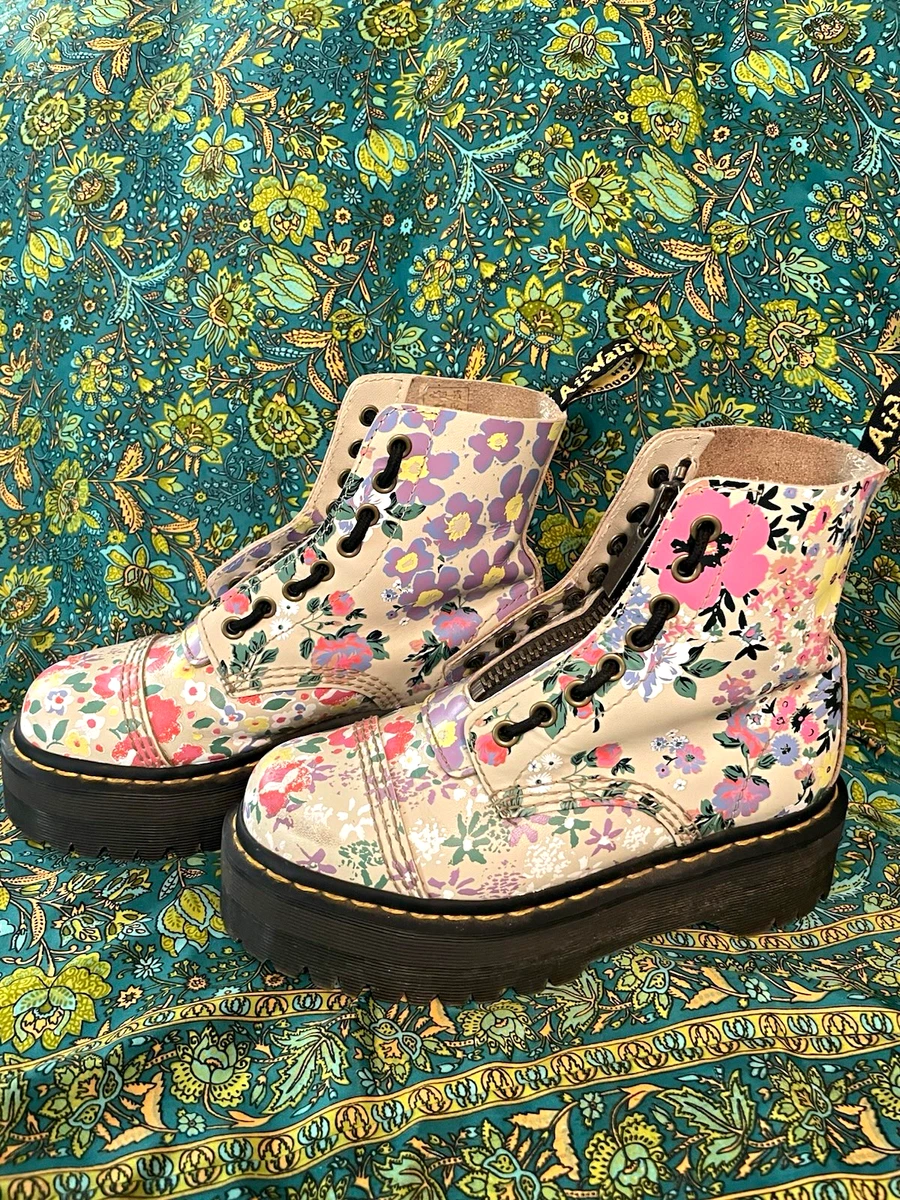 Dr. Martens Multicolor Floral Boots for Women for sale | eBay