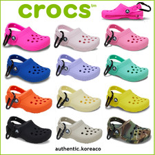 Crocs Classic Clog POUCH Bag Charm w/ CARABINER Pink Blue Black Orange Camo