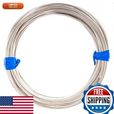 935 Argentium Silver Wire 18 Gauge 10FT Round Dead Soft Craft Wire 103318