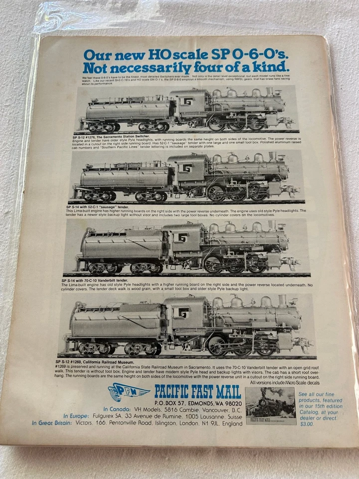 Model Railroader Magazine June 1984 NMRA Convention Prototype Drawings - Image 2 of 2