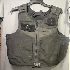 SAFARILAND V1 CLEAN Armor Carrier Front Opening 2XL Reg 2613-2415 Black Webless