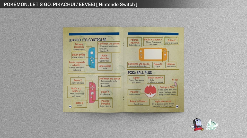 MANUAL POKEMON LET'S GO PIKACHU EEVEE (Switch) (Textos en Español) (32 páginas) - Imagen 4 de 4
