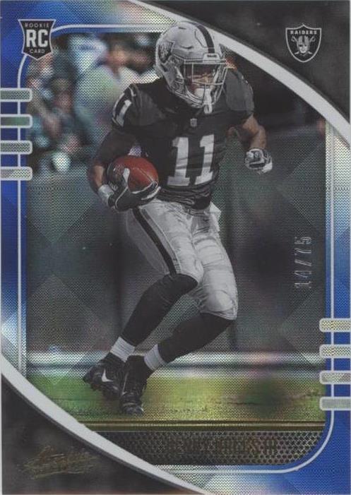 Henry Ruggs Rookie 2020 Panini Absolute - Rookie Henry Ruggs III #138 Blue Diamonds /75 ...