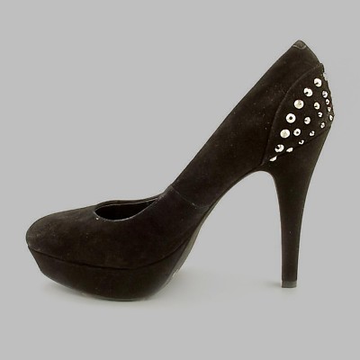 NEU INC INTERNACIONAL CONCEPTS Schwarz Leder Wildleder Pump Schuhe Platform $169
