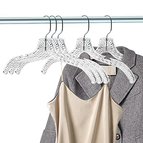 Quality Clear Plastic Skirt Hangers Assorted Item Package Quantitys , Colors - Picture 34 of 37