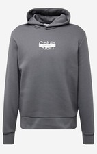 Felpa con cappuccio Calvin Klein con logo tagliato - felpa - cancello in ferro / taglia L / prezzo consigliato: 99,90 €