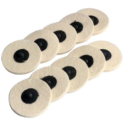 10PCS 3 inch Wool Buffing Polishing Pad 