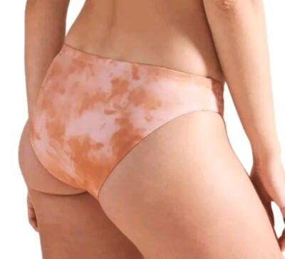 BILLABONG BIKINI BOTTOM BNWT SIZE M 10 PINK TIE DYE ADVEN DIV HIPSTER FIT RRP$56