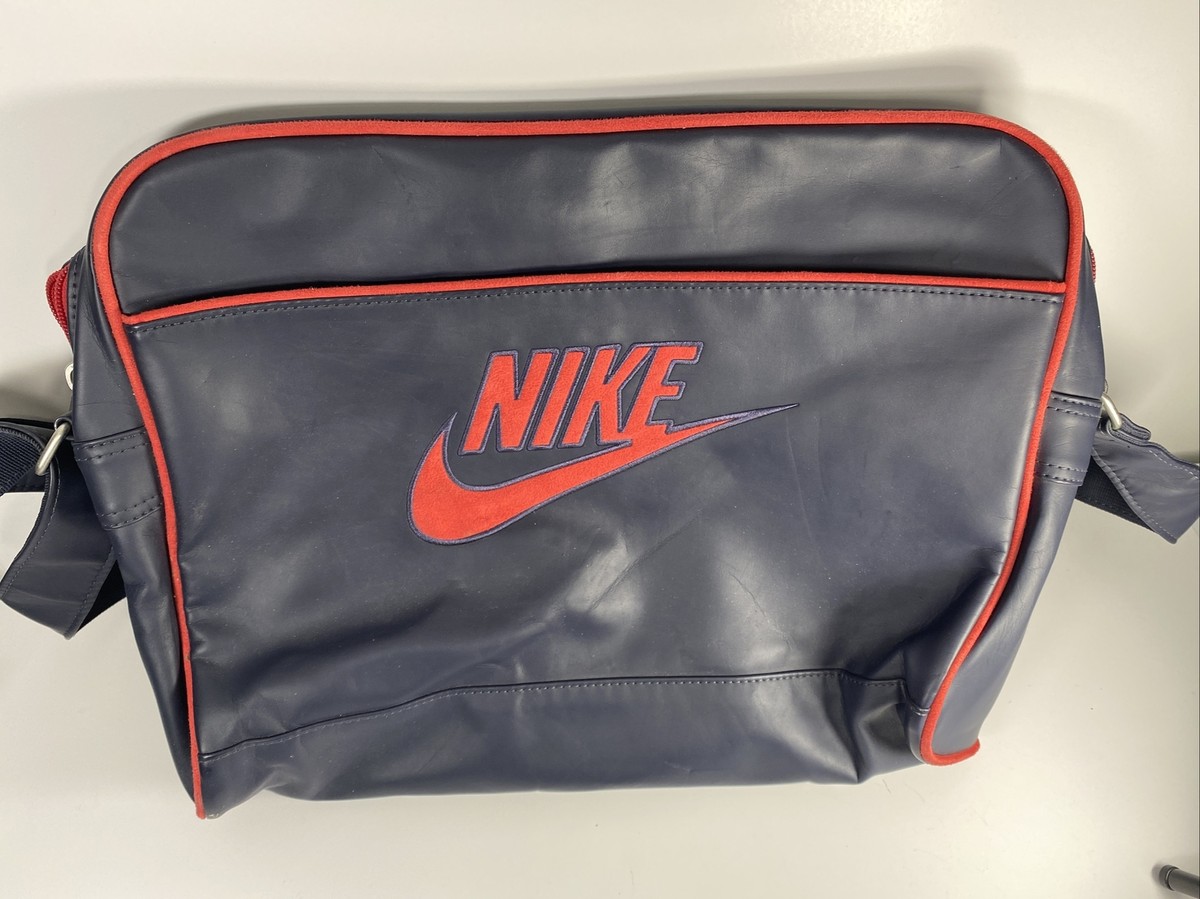 NIKE Laptop School Office Carrying Bag Blue & Red 12x15 | eBay