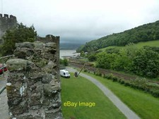 Photo 6x4 Rail track on the south side of Conwy Castle Taken from the sou c2011