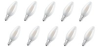 10X Osram Led Classic Kerze Kaltweiß 5W = 40W E14 Dimmbar Eek:G (Spektrum A-G)