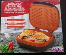New Brentwood Electric Grill & Panini Maker N...