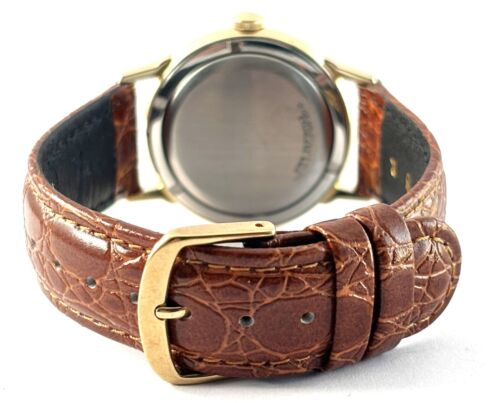 Vintage Longines Wittnauer 10k Gold GF Automatic Mens Dress Watch 17J 1950s - Picture 5 of 10