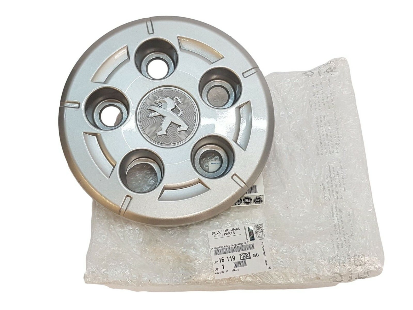 Enjoliveur de roue 16'' d'origine Peugeot Boxer 2014-2022 jante acier 1611985380