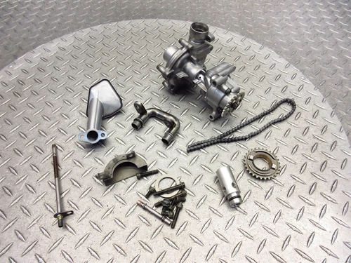 2002 02-03 Yamaha YZFR1 R1 Oil Pump Strainer Gear Chain Hardware Lot OEM