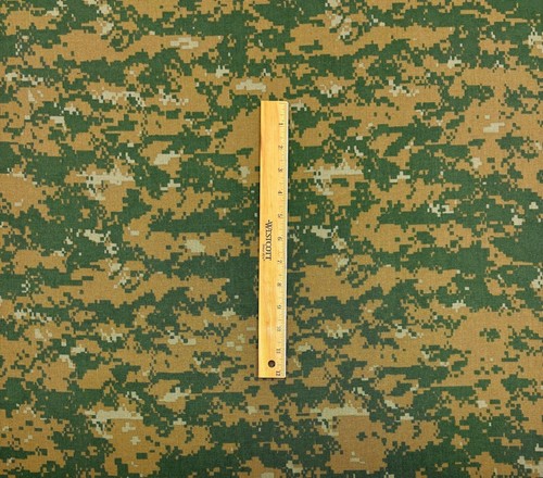 MARPAT WOODLAND NO BLACK NY/CO TWILL MARINE UNIFORM FABRIC BY THE YARD 66"W - Picture 6 of 7