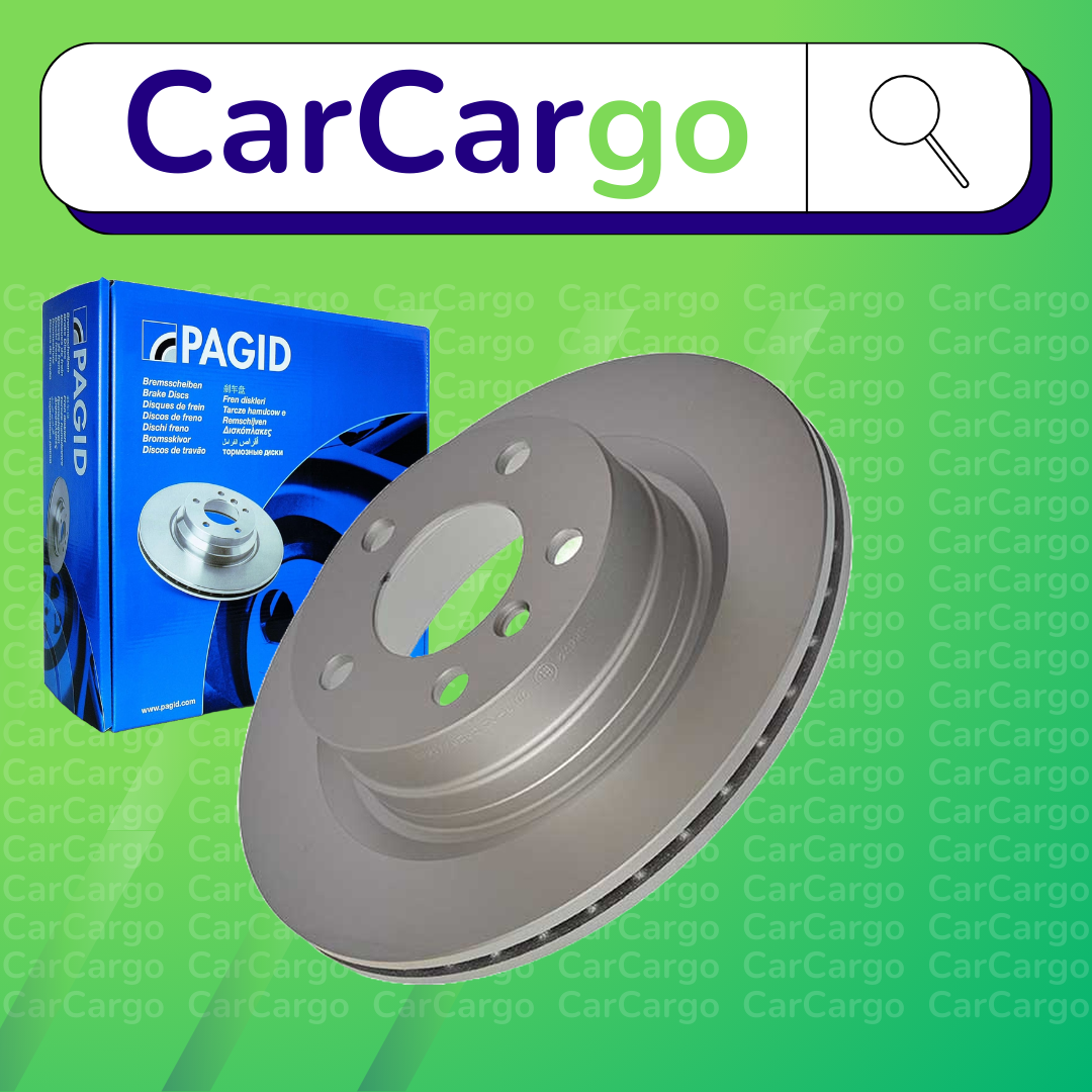 Pagid Vented Rear Brake Discs Pair For BMW 4 Series 420i 2013-2017 300 mm