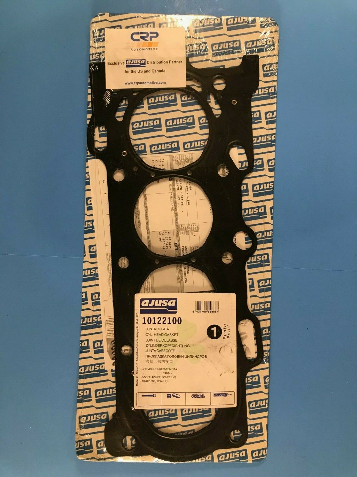 AJUSA Cylinder Head Gasket 10122100, FOR CHEVROLETGEOTOYOTA, 3ZZFE