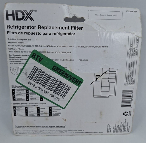HDX FMF-2 Premium Refrigerator Water Filter Replacement Fits Frigidaire WF1CB - Picture 5 of 5