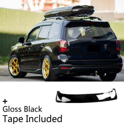 Fit 2014-2018 Subaru Forester OEM Style Roof Spoiler Wing (Unpainted / Matte Black
