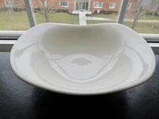 VTG Iroquois Impromptu Coupe Soup Bowl Bridal White by Ben Seibel 1960s 7-1/4"