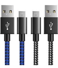 PS4 Controller Charger Charging Cable, 2 Pack 10ft Extra Long Micro USB 2.0 C...
