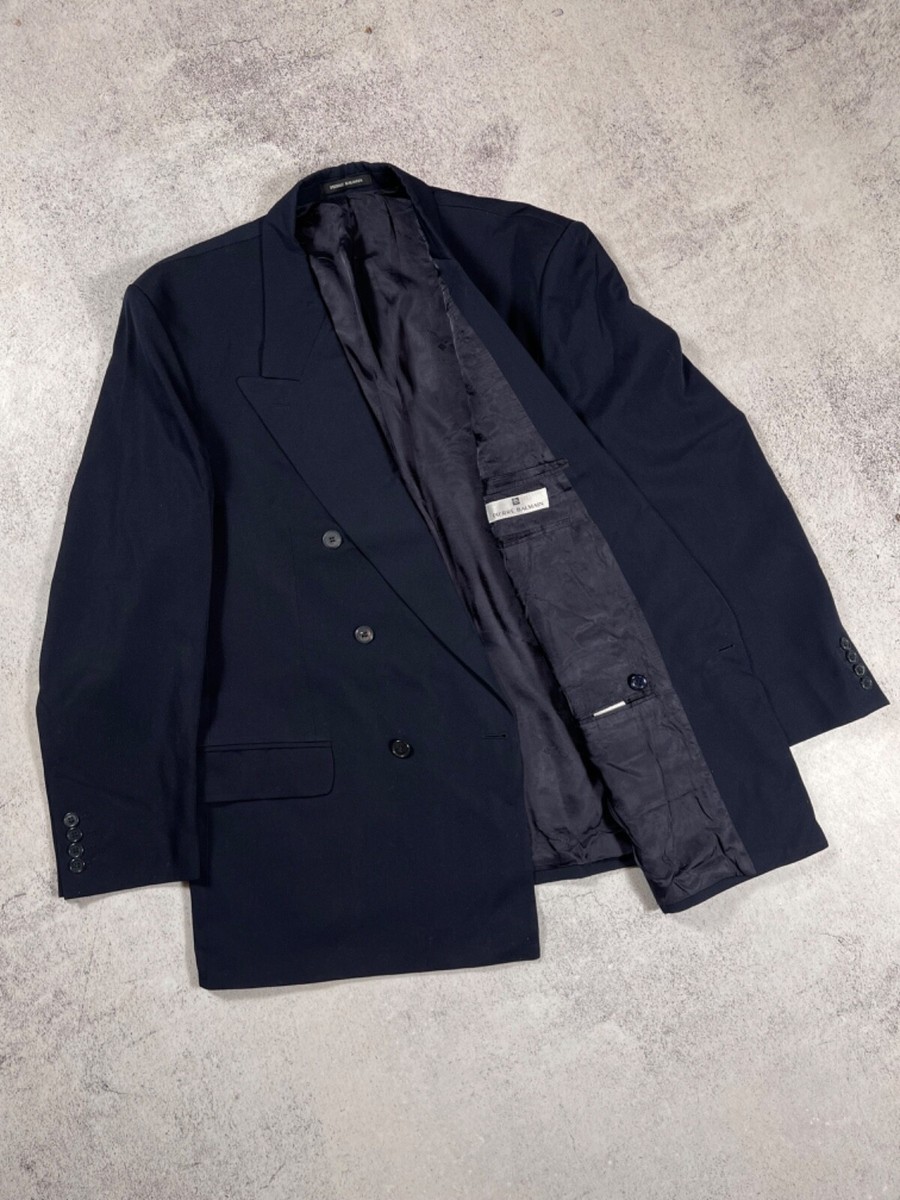 Pierre Balmain Men's Vintage 90s Double Breasted Suit Set
