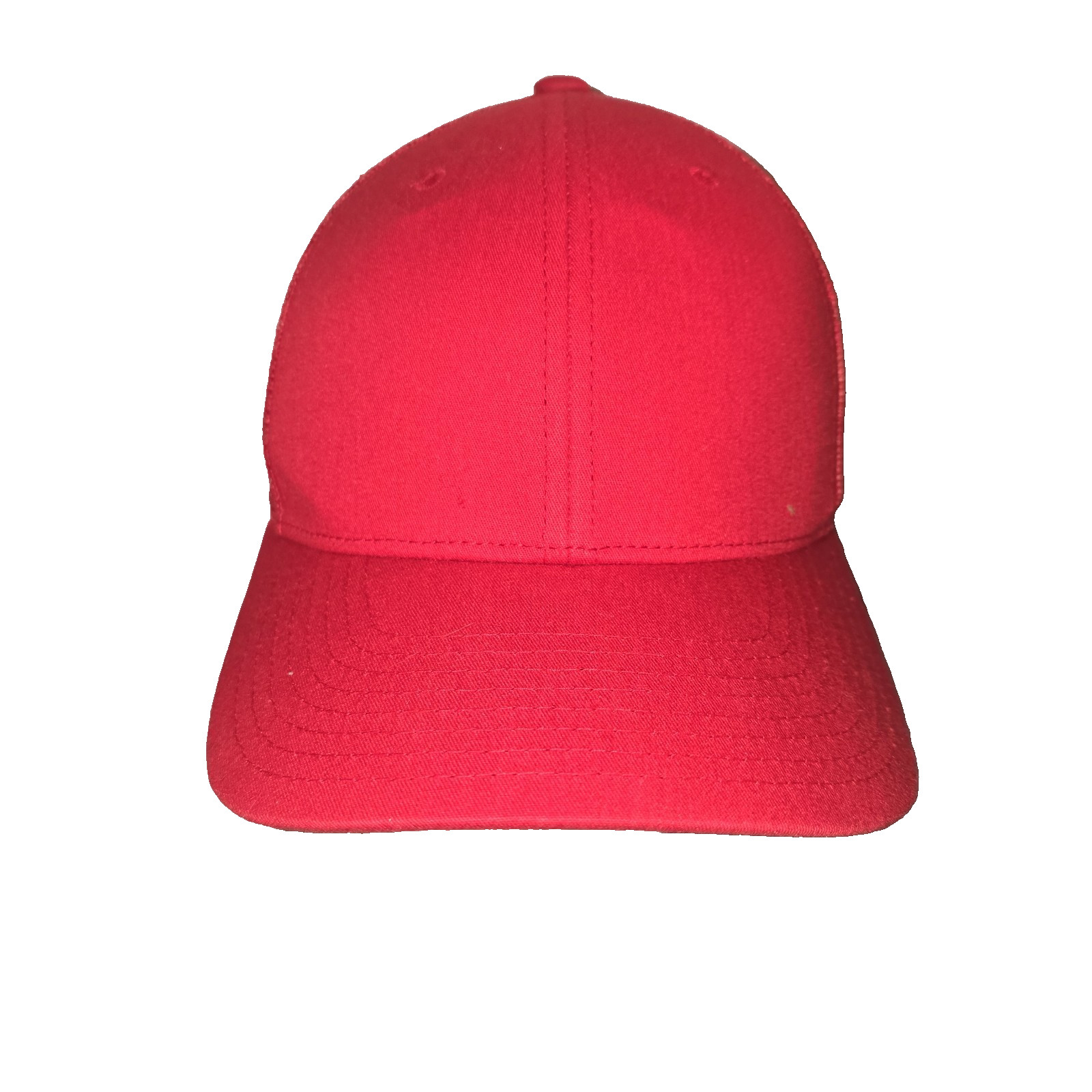 Classics Red Plain Snapback Mesh Baseball Adjusta… - image 1