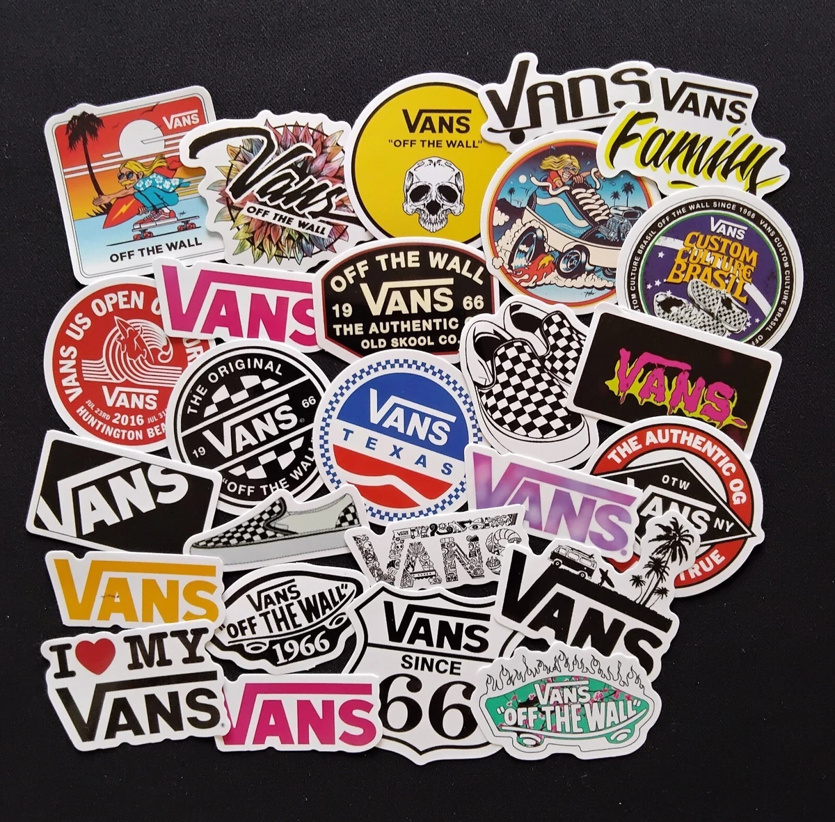 Lot 157 25 x Super Cool VANS Stickers BACK IN STOCK UK SELLER