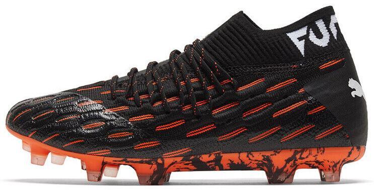 PUMA Future 6.1 Netfit FG AG Black Shocking Orange for Sale