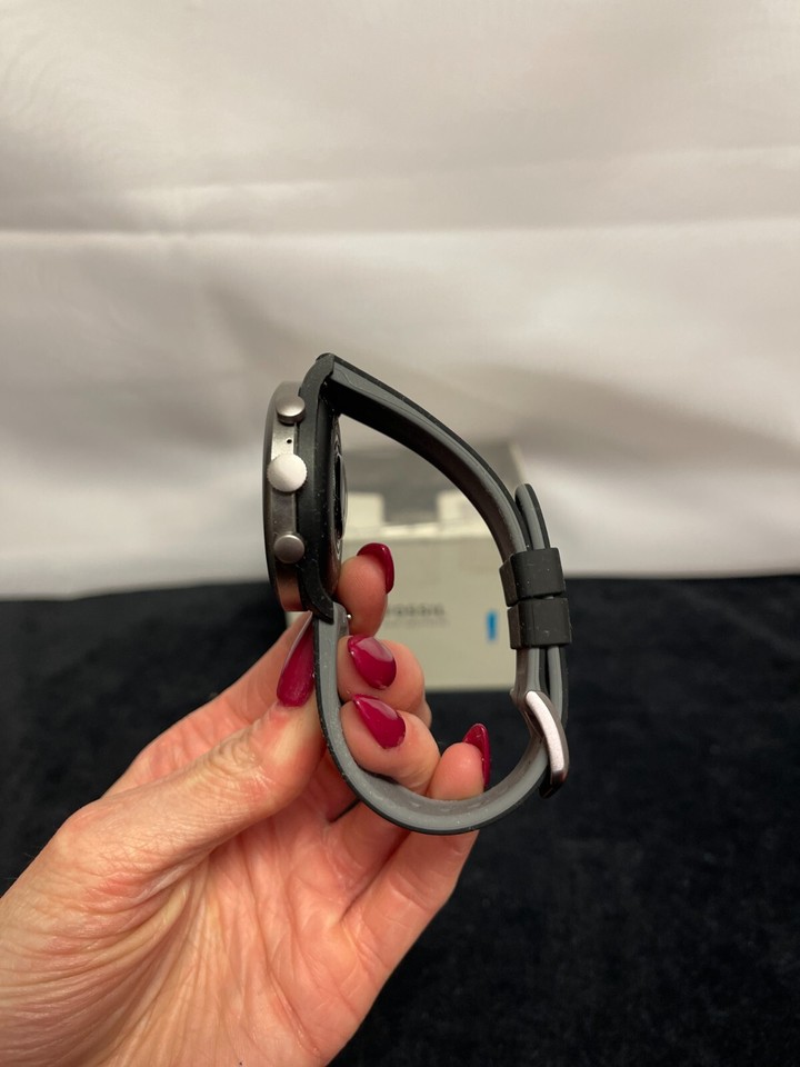 Fossil Sport DW9F2 Mens Gray Touchscreen 43mm Android Smartwatch eBay