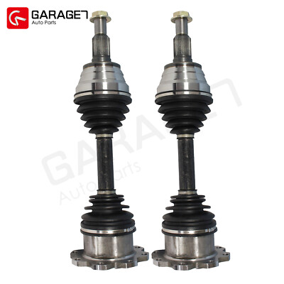 For 2011-2019 Silverado 2500 3500 HD Sierra 2500HD Front Pair CV Axle Assembly